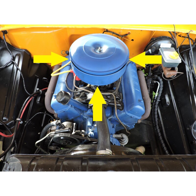 Filtro Ar F-100 F-350 72 À 85 V8 292 Original Usado