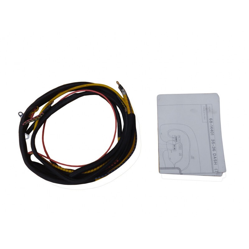 Chicote Fiação Parcial Painel Instrumentos Ford V8 35 E 36