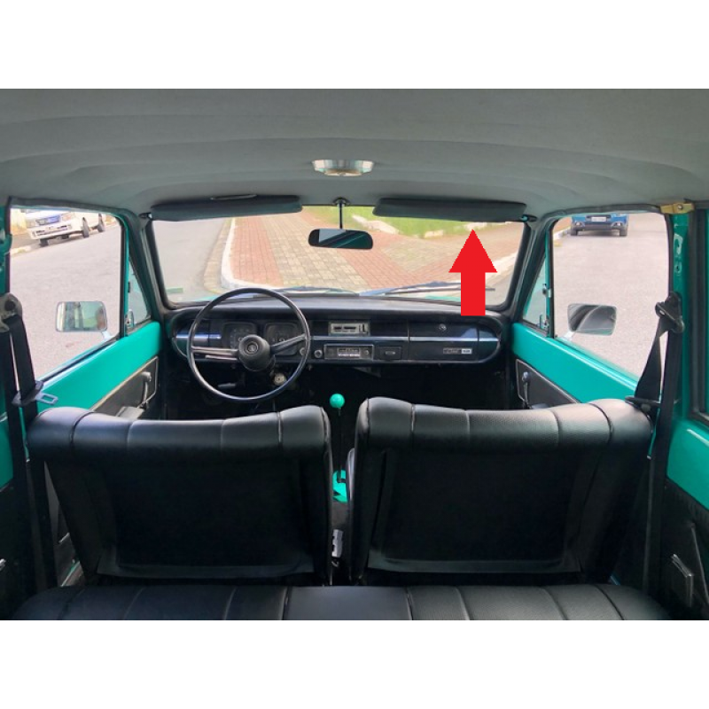 Quebra Sol Direito Branco Gelo Corcel I Belina I Até 77 Unid