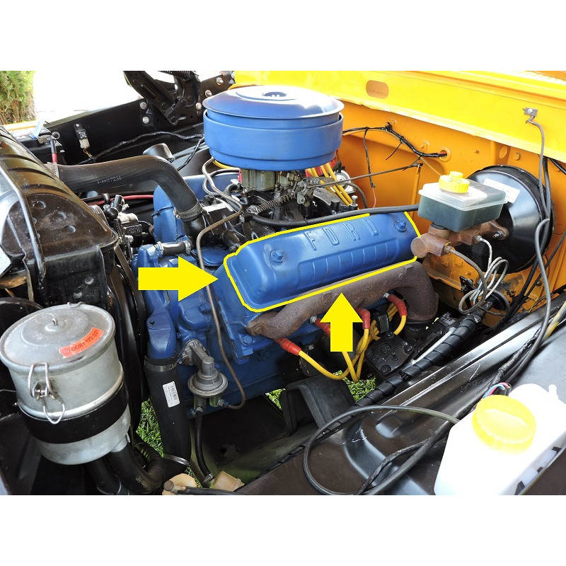 Tampa De Válvulas Motor Ford V8 272 292 Original Usada