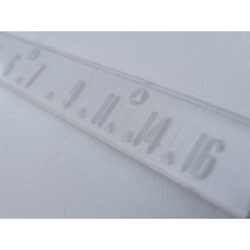 Acrílico Visor Do Painel Rádio Chev Bel Air Impala 1958 