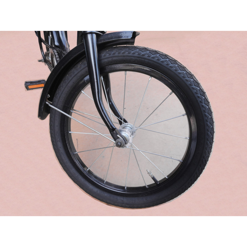 Bicicleta Antiga Monark Monareta Aro 16 Preta Usada