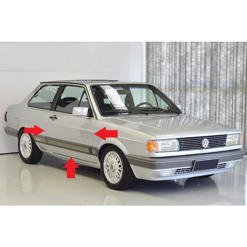 Porta Direita Gol Voyage Quadrado 88 Diante Completa Usada