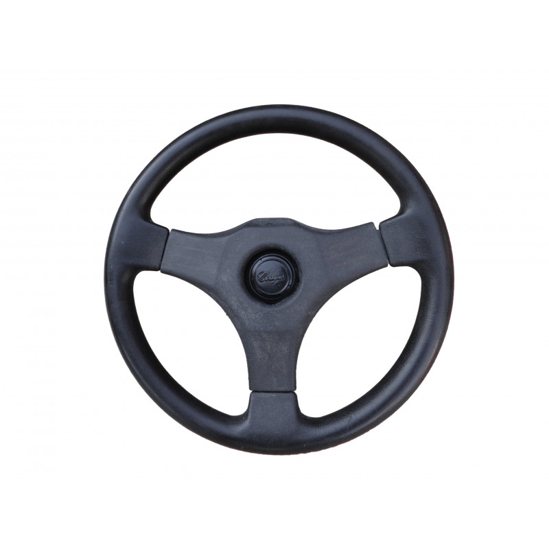 Volante Esportivo Cougar Antigo Pequeno Fusca Estria Grossa