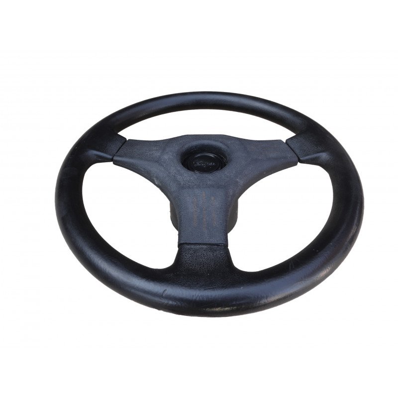 Volante Esportivo Cougar Antigo Pequeno Fusca Estria Grossa