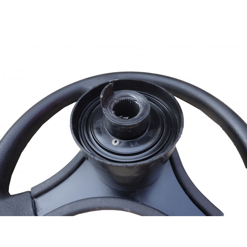 Volante Esportivo Cougar Antigo Pequeno Fusca Estria Grossa