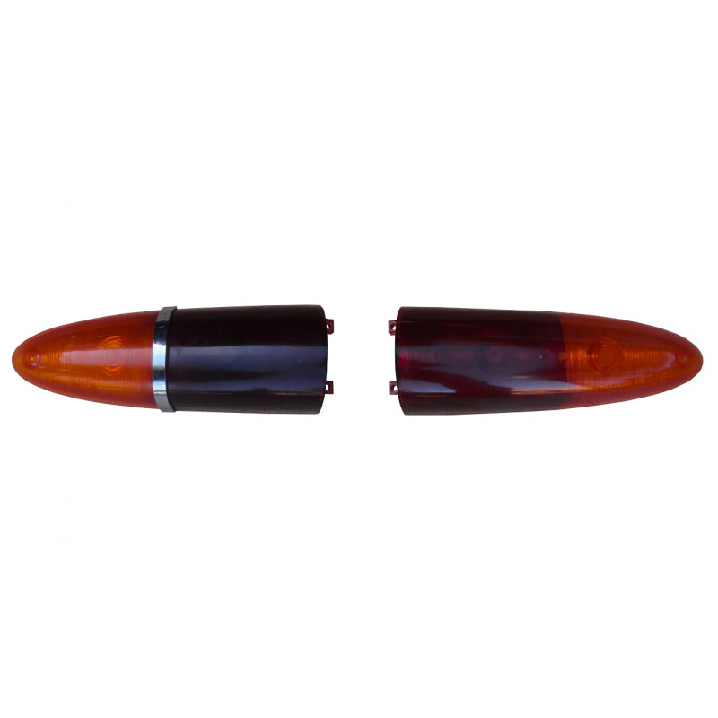 Lente Bicolor Lanterna Aero Willys 65 E 66 Tingoy Nova - Par