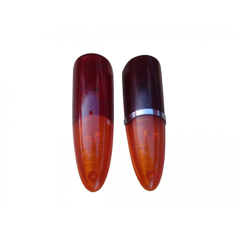 Lente Bicolor Lanterna Aero Willys 65 E 66 Tingoy Nova - Par