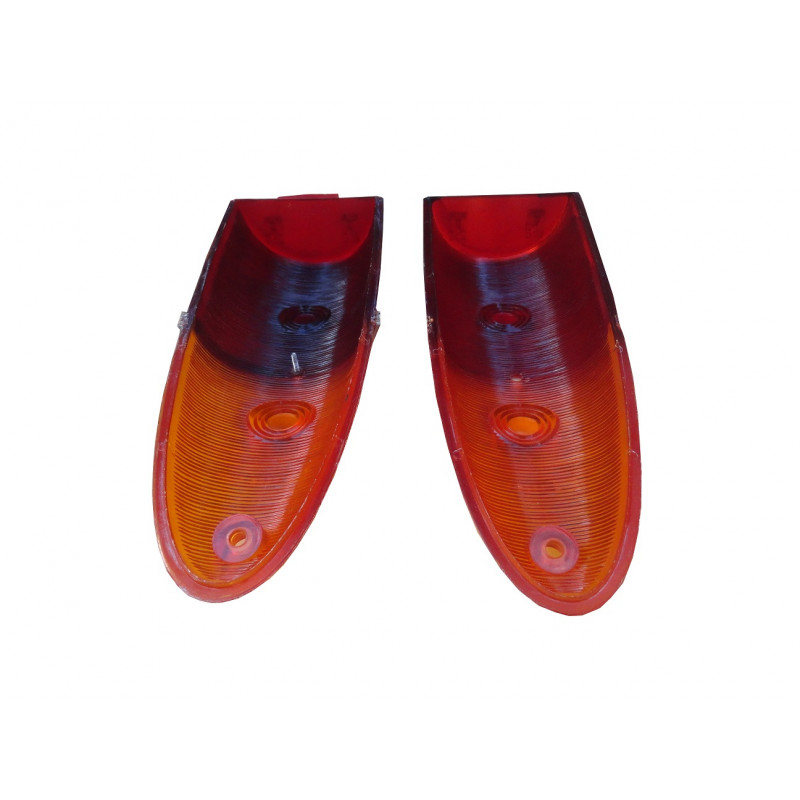 Lente Bicolor Lanterna Aero Willys 65 E 66 Tingoy Nova - Par