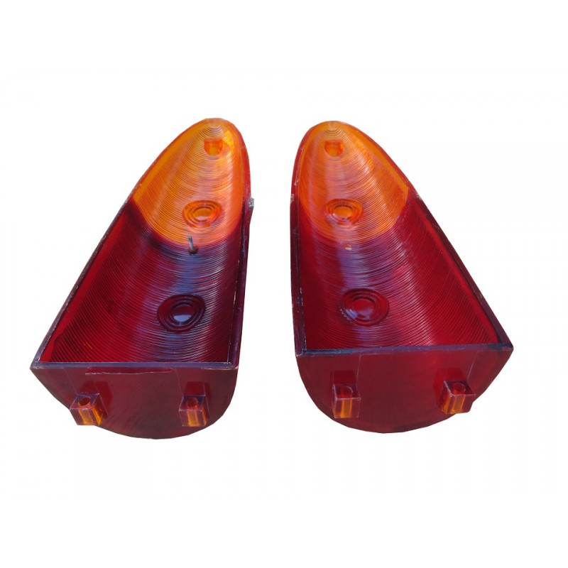 Lente Bicolor Lanterna Aero Willys 65 E 66 Tingoy Nova - Par