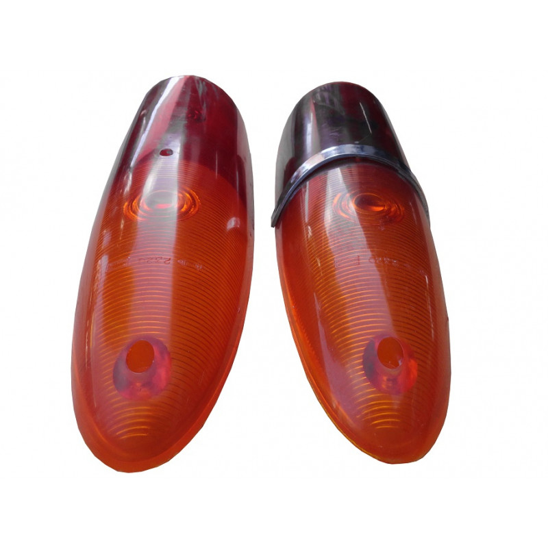 Lente Bicolor Lanterna Aero Willys 65 E 66 Tingoy Nova - Par
