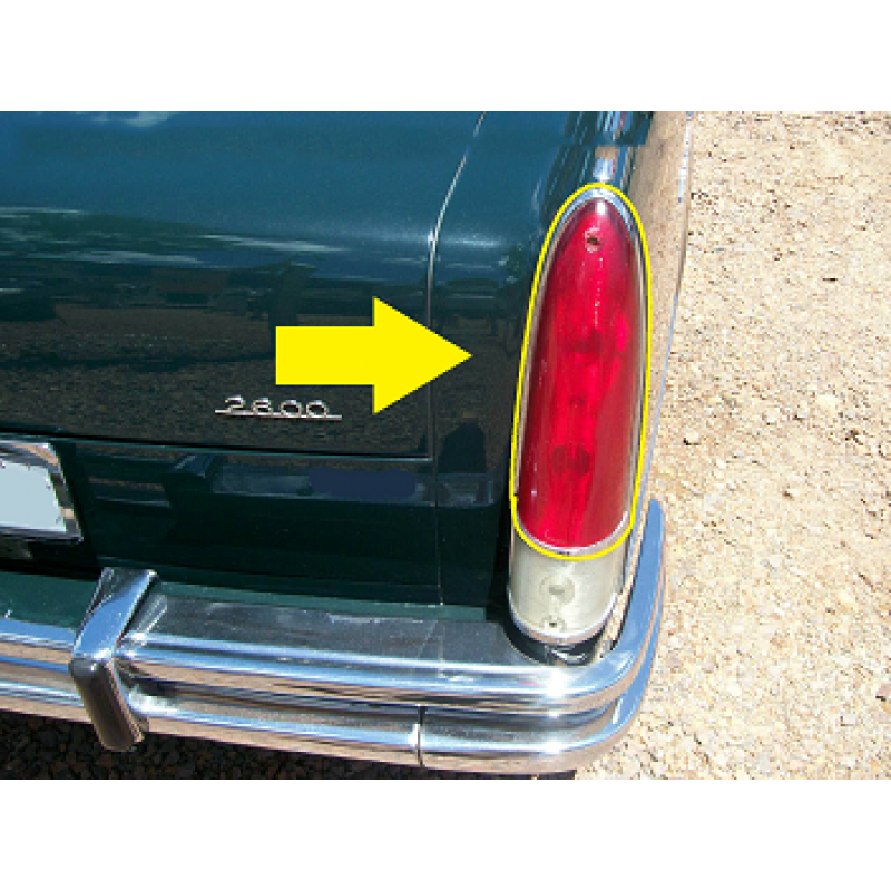 Lente Superior Lanterna Aero Willys 65 E 66 Tingoy Nova Par