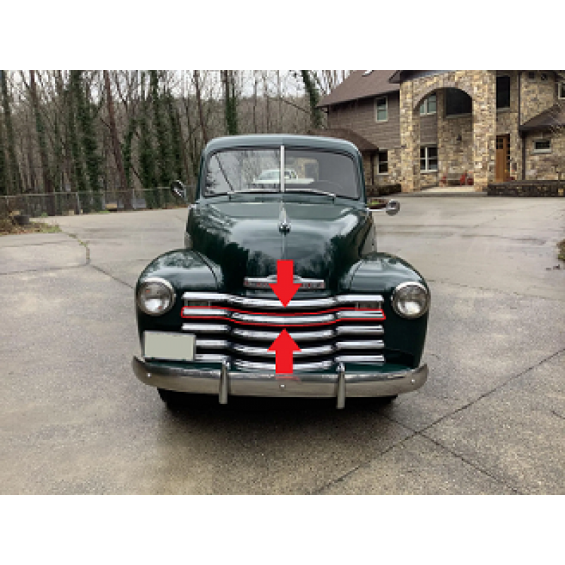 Friso Travessa 2ª Grade Chevrolet Boca De Sapo 47 À 53 Original