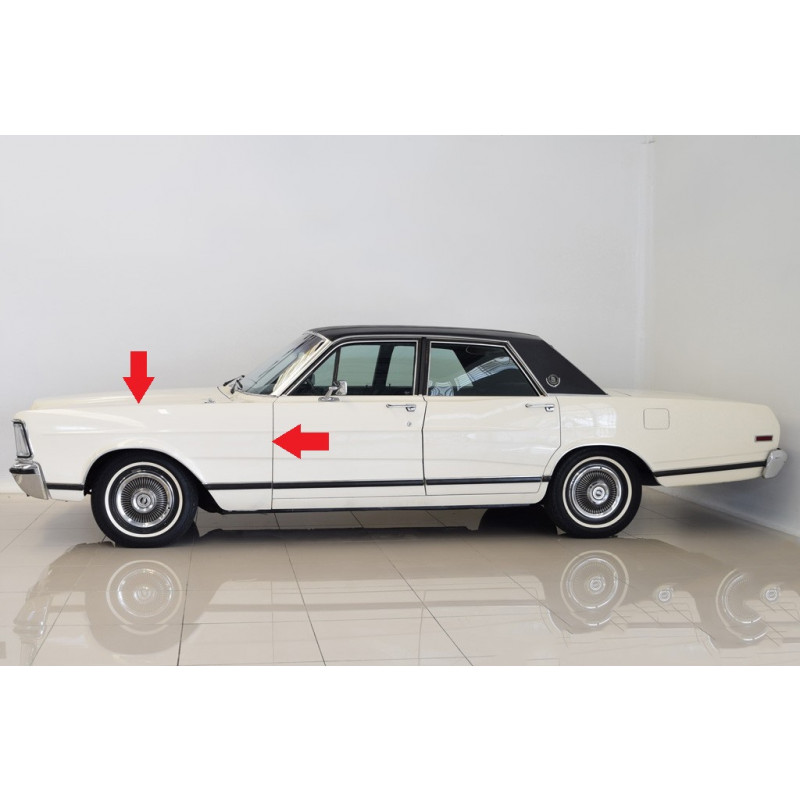 Paralama Dianteiro Esquerdo Galaxie Ltd Landau 76 Original