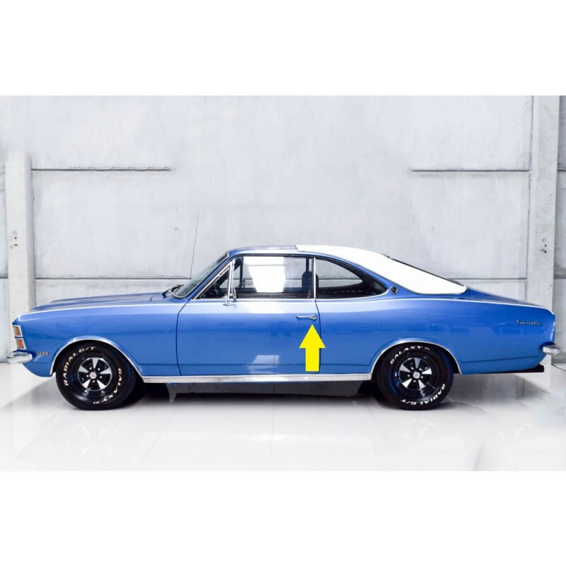 Calço Maçaneta Externa Borracha Opala Caravan Até 84 - Jogo