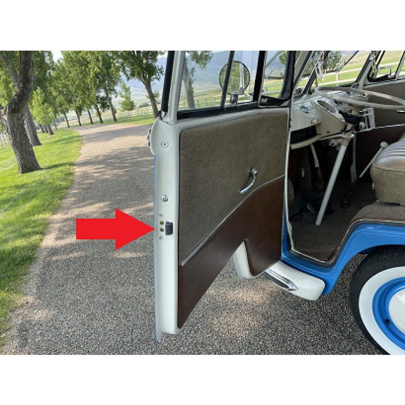 Fechadura Porta Dianteira Kombi Corujinha Até 75 Nova - Par