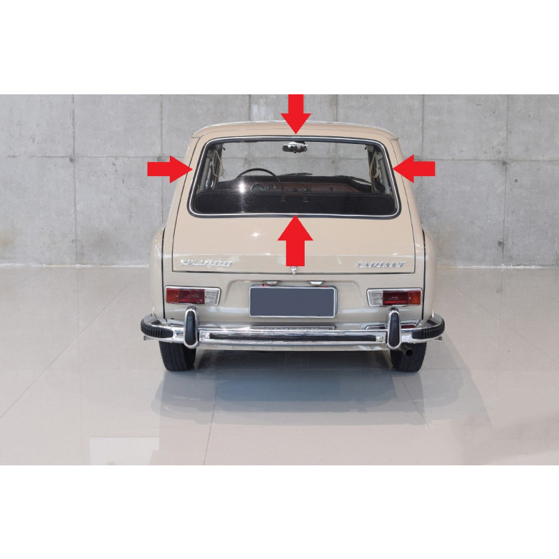 Tampa Traseira Porta Malas Variant I Até 77 Original Usada