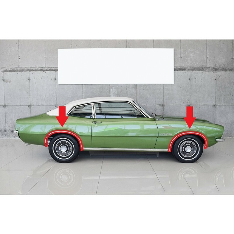 Friso Contorno Paralama Vão De Roda Maverick 2 Portas Original - Jogo