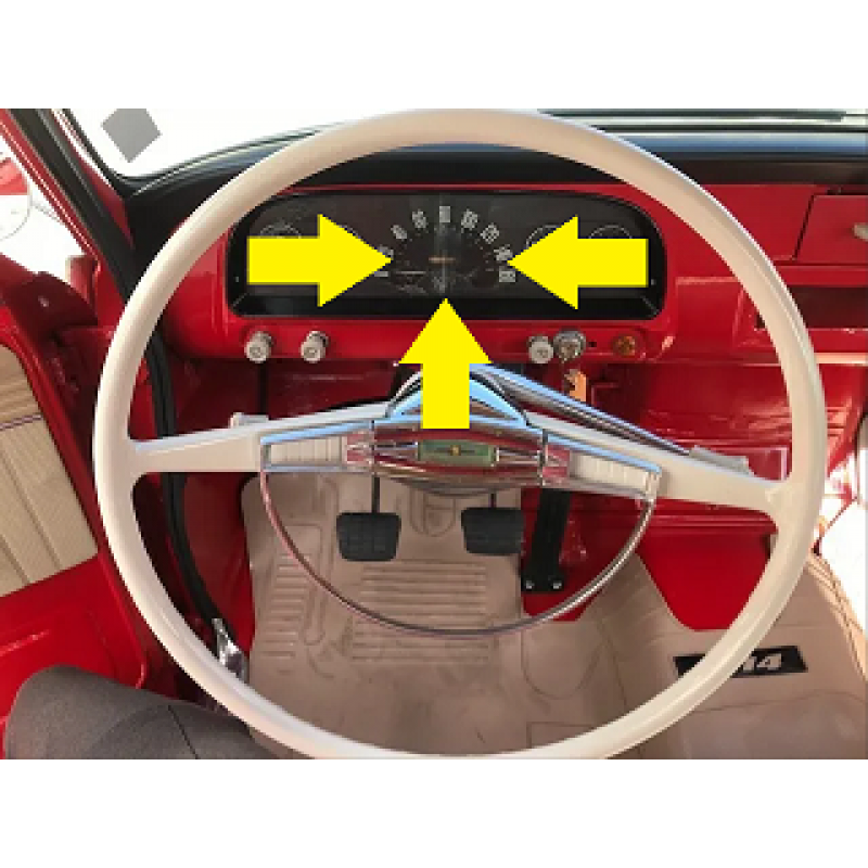 Velocímetro C-14 Veraneio C-64 C-65 Até 1966 Original Novo