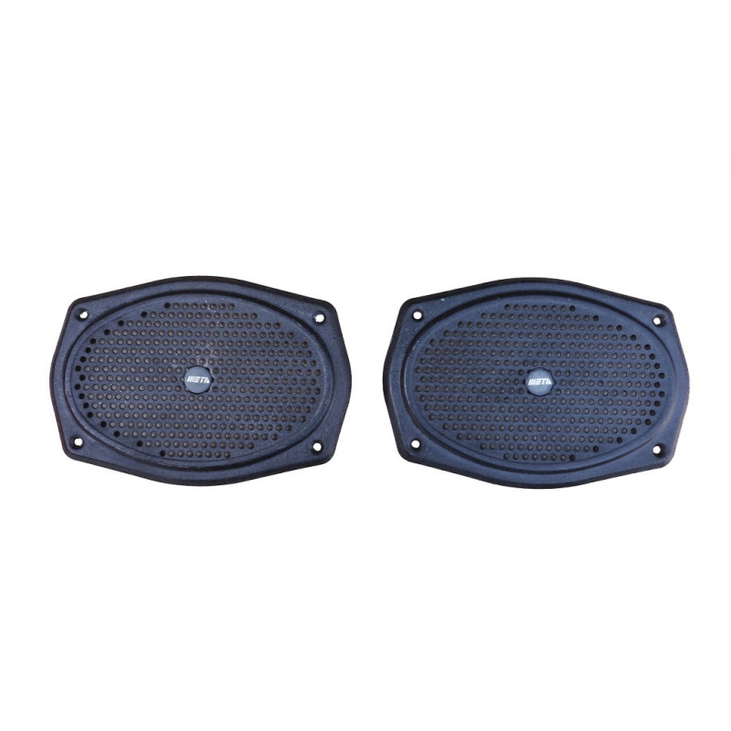 Tela Alto Falante Carro Antigo Universal Retangular - Par