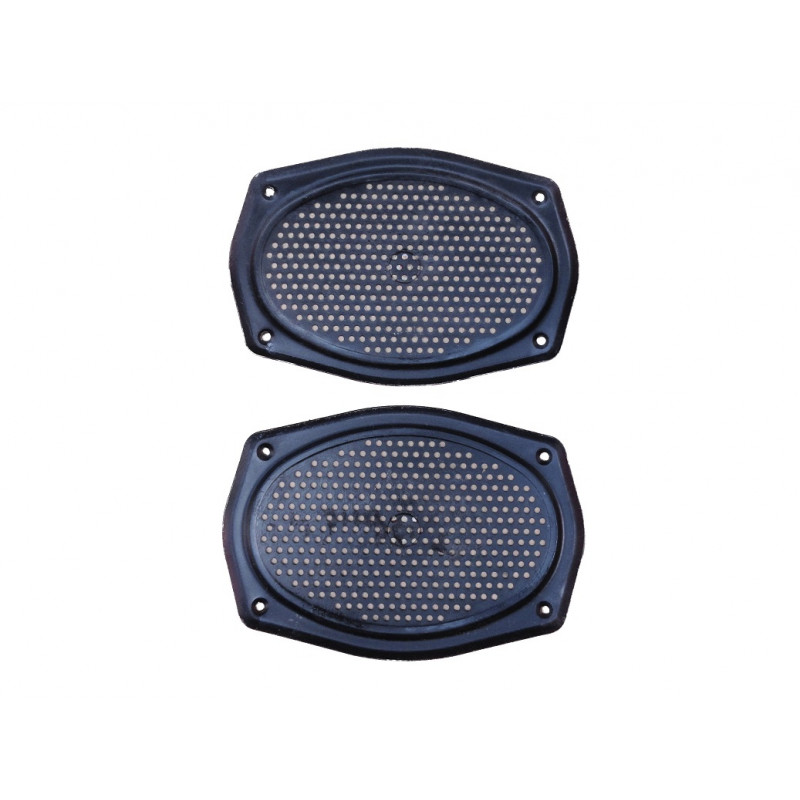 Tela Alto Falante Carro Antigo Universal Retangular - Par