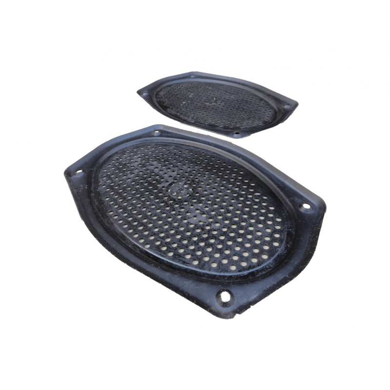 Tela Alto Falante Carro Antigo Universal Retangular - Par