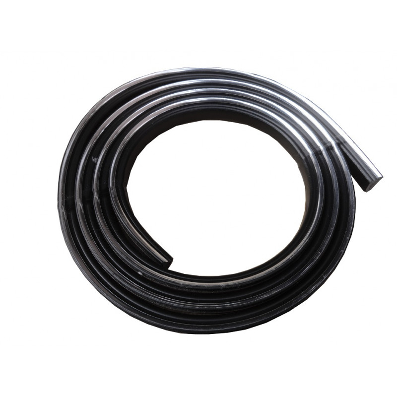 Friso Lateral Dodge Polara Preto E Cromado - Jogo