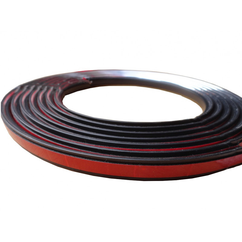 Friso Lateral Dodge Polara Preto E Cromado - Jogo