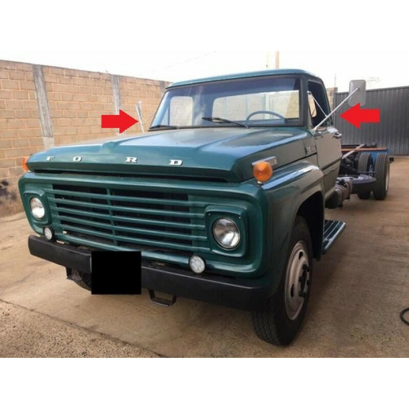 Haste Retrovisor Externo F-350 F-4000 72 À 85 Usado Com Detalhe