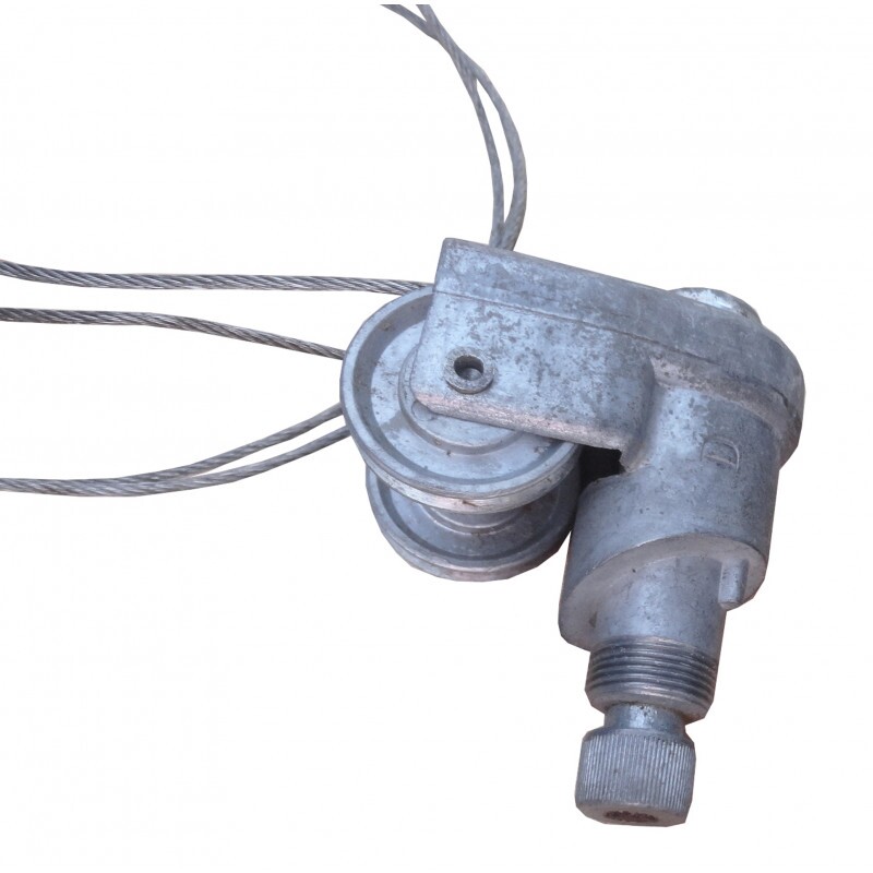 Pivô Limpador Direito Rural F-75 60 À 63 Com Cabo De Aço