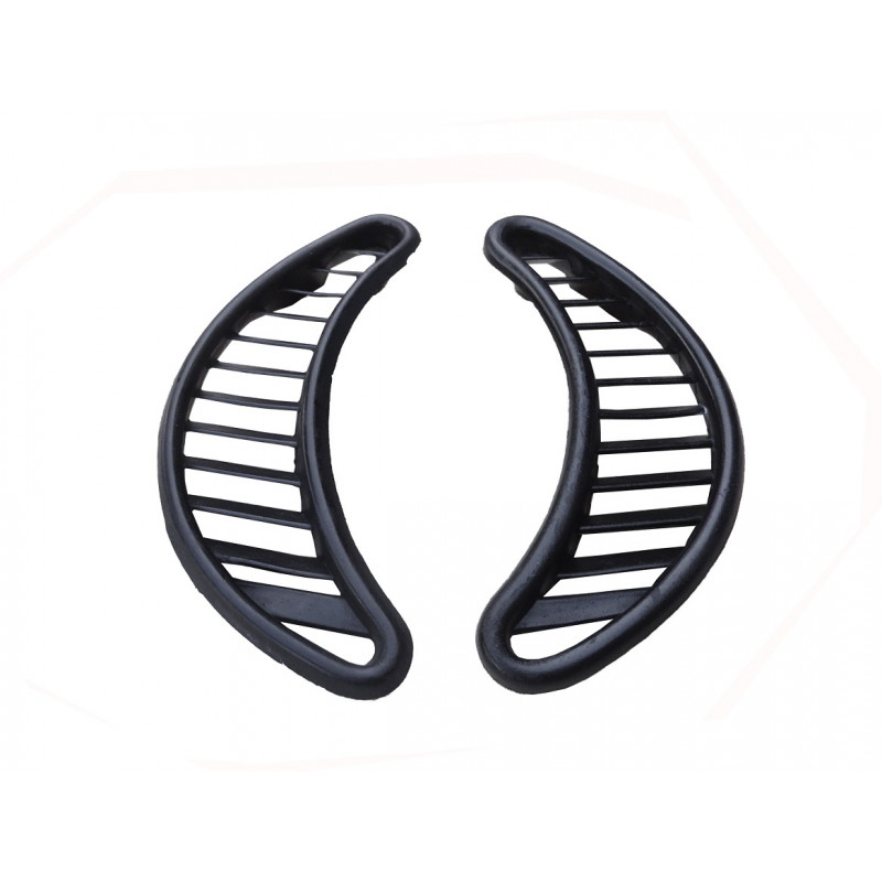 Grade Ar Lateral Meia Lua Sorriso Fusca 74 Diante Original - Par