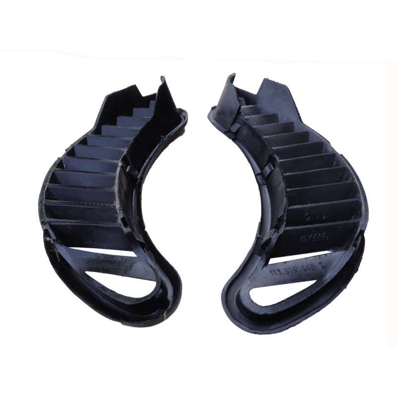 Grade Ar Lateral Meia Lua Sorriso Fusca 74 Diante Original - Par