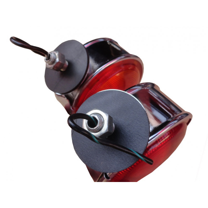 Lanterna Pisca Do Paralama Pick Up Universal Cromada - Par