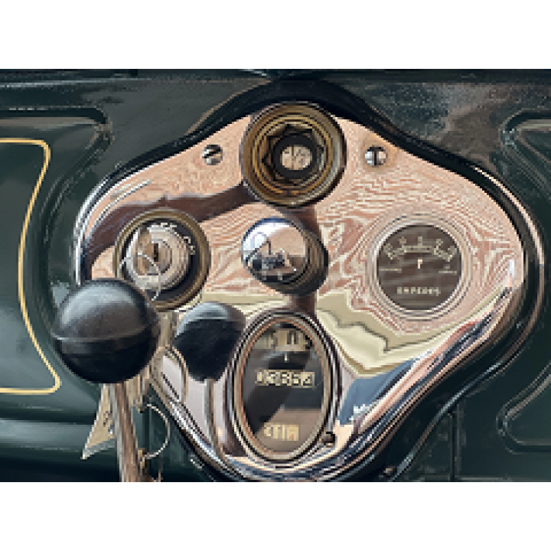 Moldura Painel Velocímetro Oval Ford 1928 À 30 Original Usada