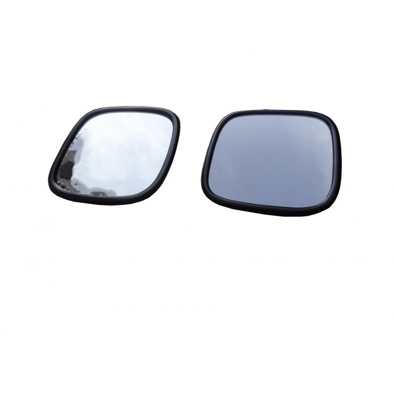 Retrovisor Externo Quadrado 13 Cm Antigo Universal Preto