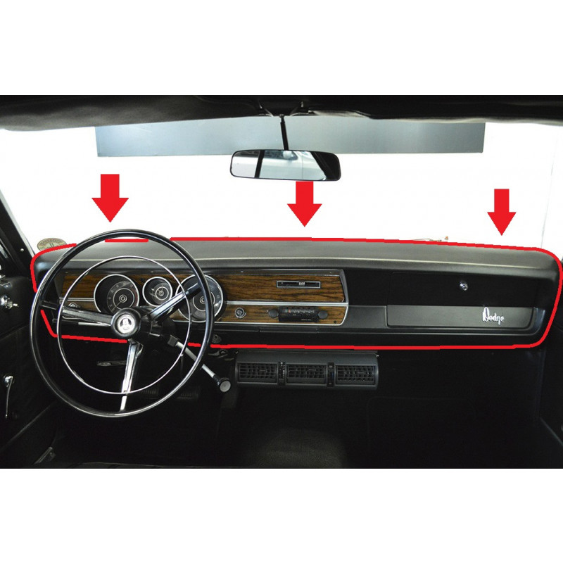 Painel Console Dodge Dart Gran Sedan Coupe 73 E 74 Original