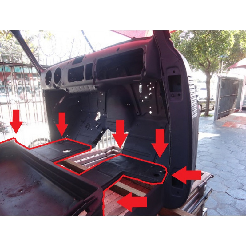 Assoalho Pick Up Boca De Sapo Gmc 47 à 54 Original Usado