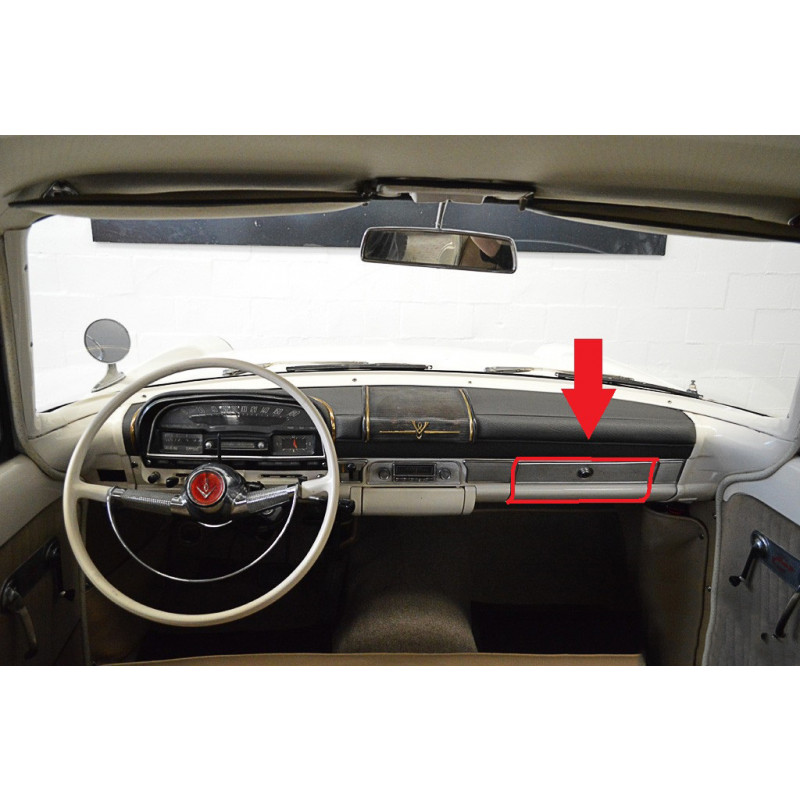 Tampa Porta Luvas Simca Chambord Tufão Original usada