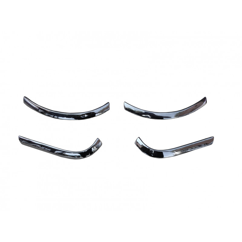 Friso Lanterna Traseira Chevrolet Brasil 58 À 63 Cromado - Jogo