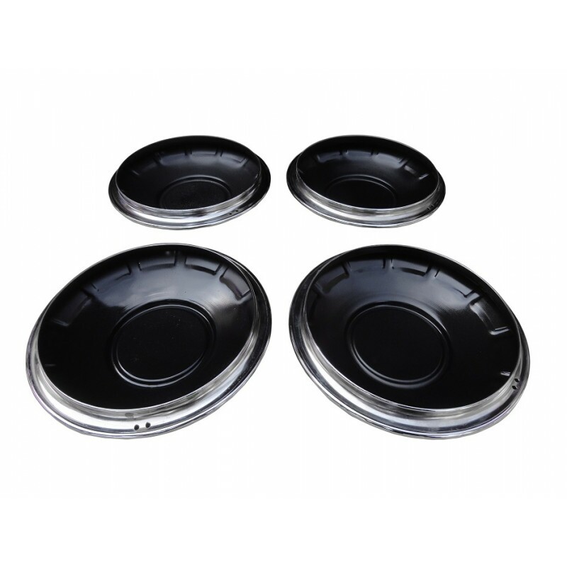 Calota 4x2 Willys Ford Rural Luxo Cromada Nova - Jogo