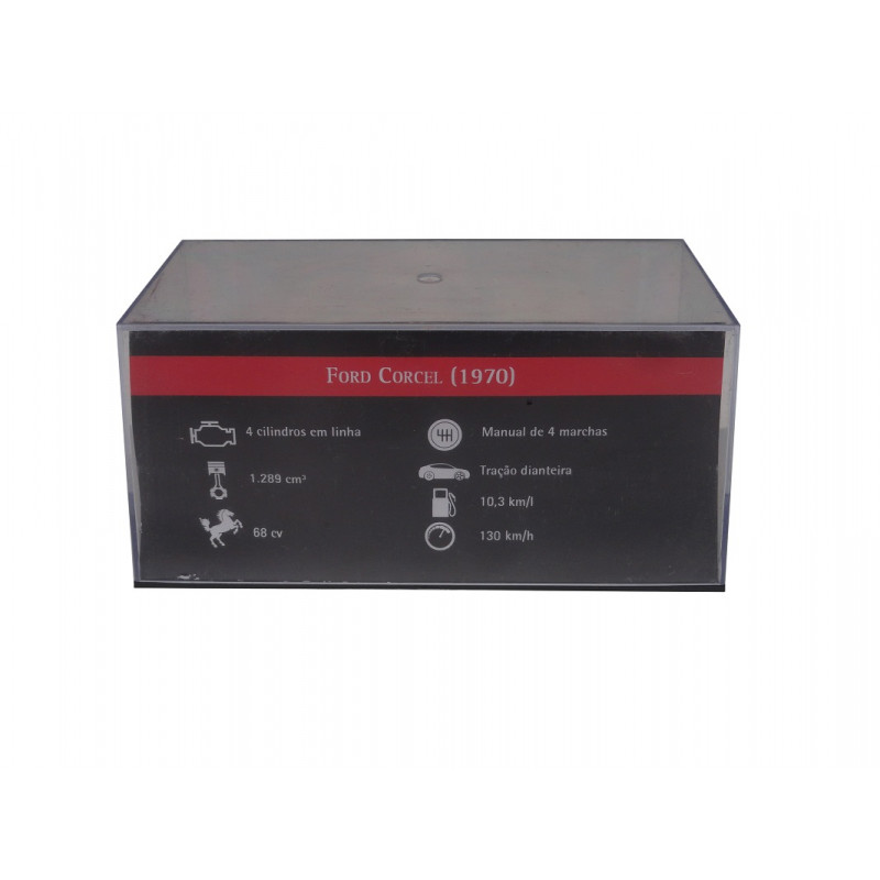 Miniatura Ford Corcel I 1970 Carros Inesquecíveis Brasil Nova