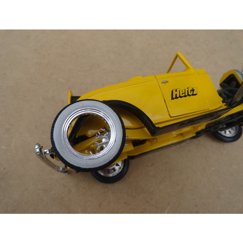 Miniatura Ford Model A 1930 Convertible Roadster Hertz C/ Detalhe