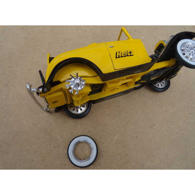 Miniatura Ford Model A 1930 Convertible Roadster Hertz C/ Detalhe