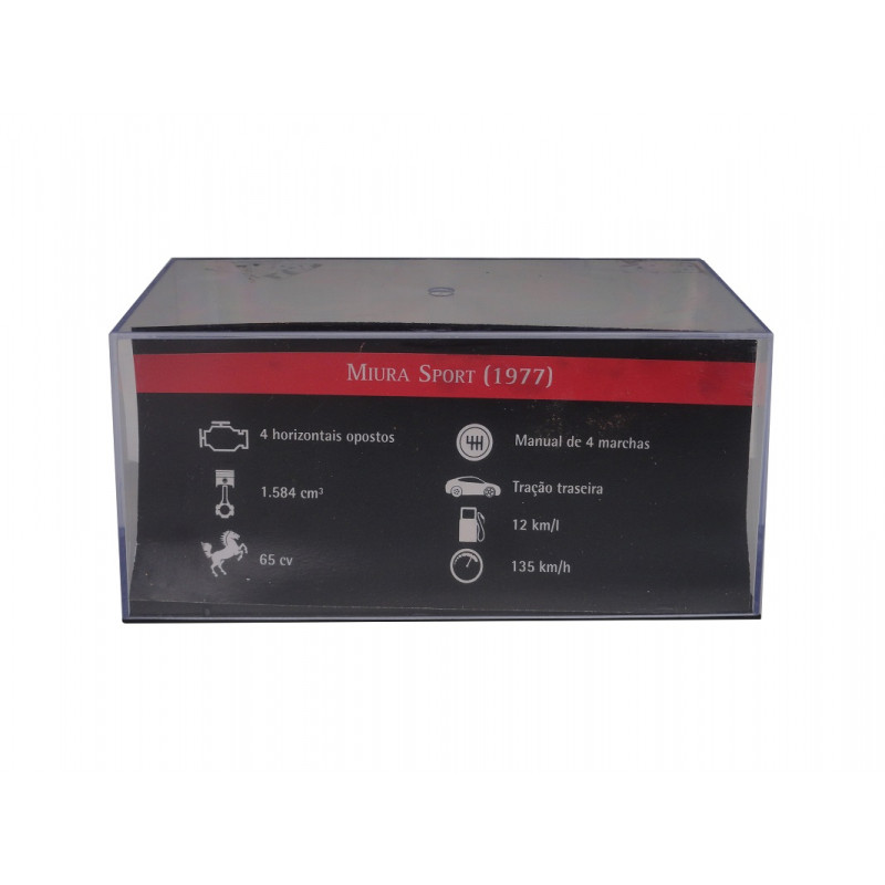 Miniatura Miura Sport 1977 Carros Inesquecíveis Brasil Nova