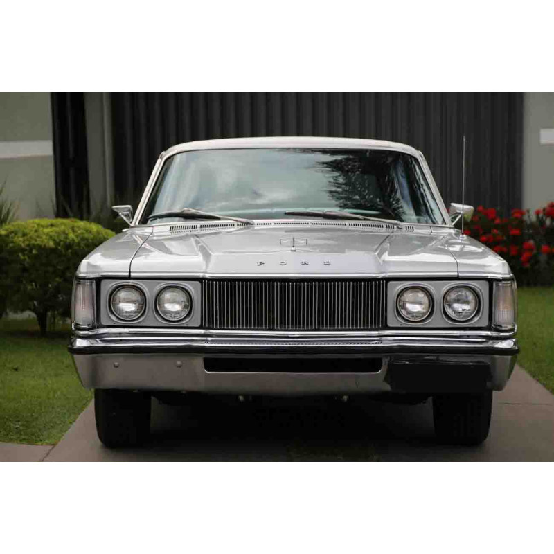 Emblema Mira do Capô Landau Ltd Galaxie 1973 a 1983 Curto