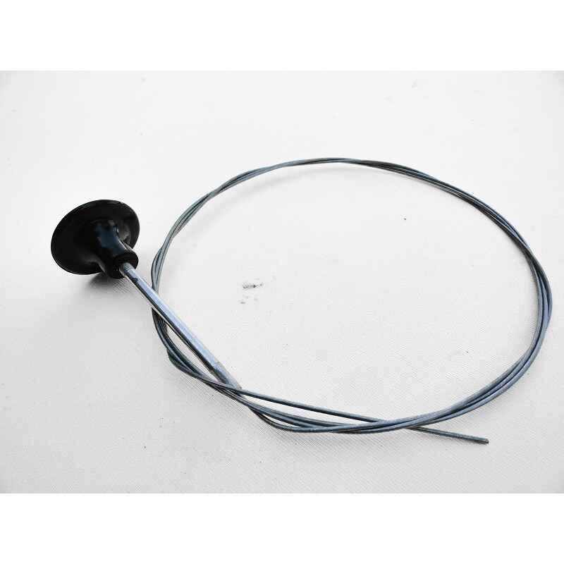 Cabo de Abrir Capô Fusca de Todos os Anos Preto Novo