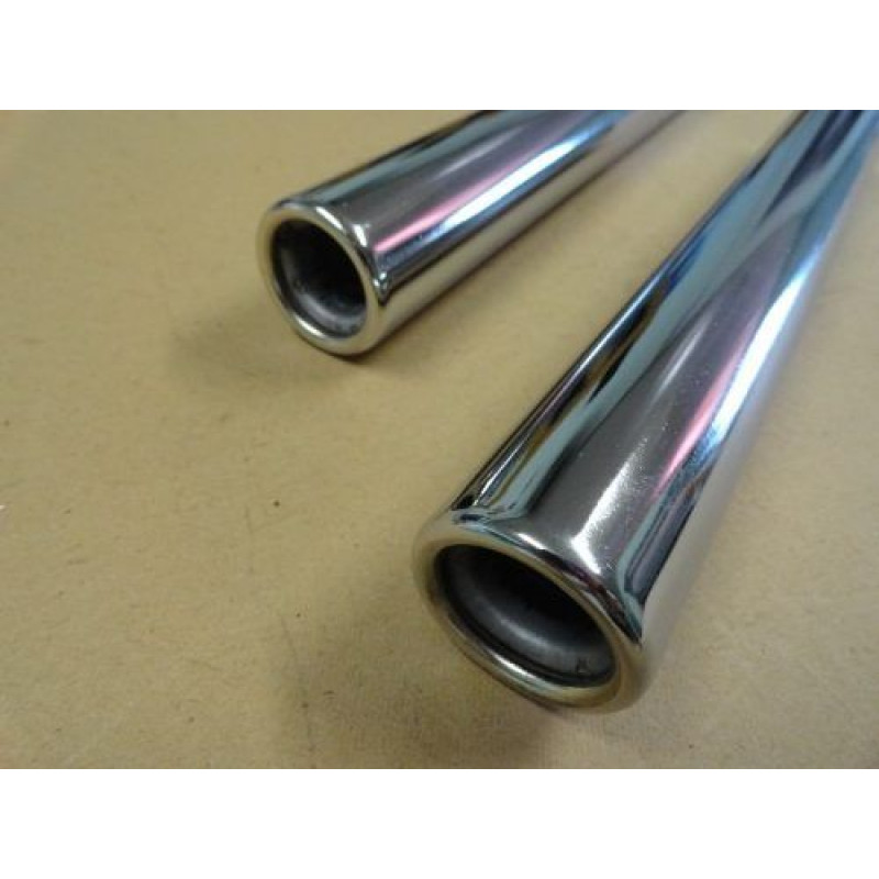 Tubo Escape Fusca Modelo com Miolo Longo - Par