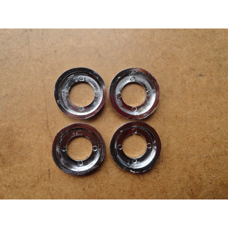 Moldura Maçaneta Manivela Cromada Fusca - Jogo