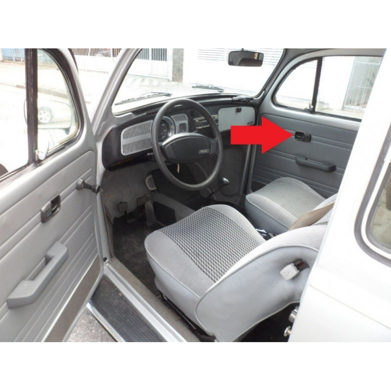 Moldura da Maçaneta Interna Preta