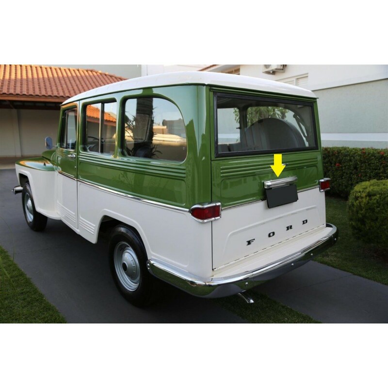 Moldura Luz de Placa Rural 1960 a 1979 Nova